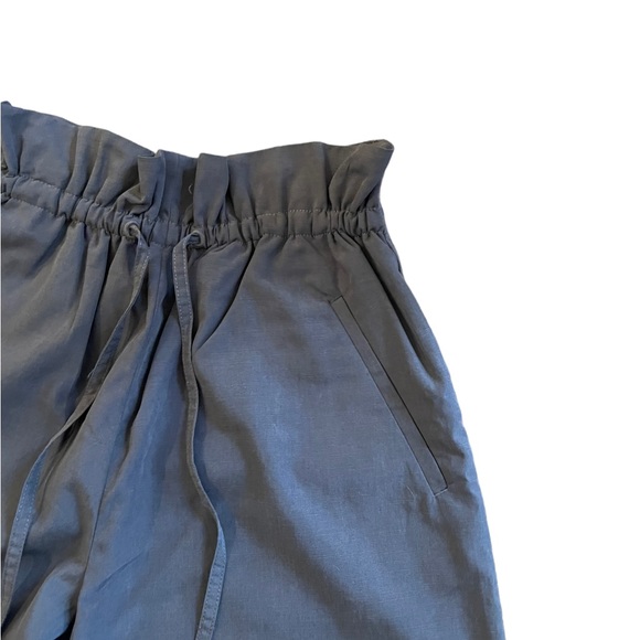 ARITZIA The Group Babaton The Kerri Pant Wide Leg Cropped in Periscope New - Picture 6 of 12